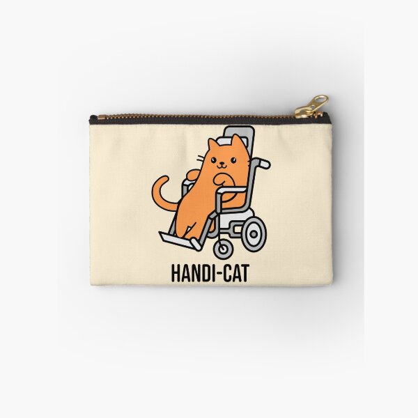 Item preview, Cute Handi-Cat Design, Disabled Orange Cat in a Wheelchair designed and sold by SteamParliament.