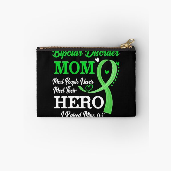 Item preview, Proud Bipolar Disorder Mom Most People Never Meet Their Hero I Raised Mine Bipolar Disorder Awareness designed and sold by Kohend.