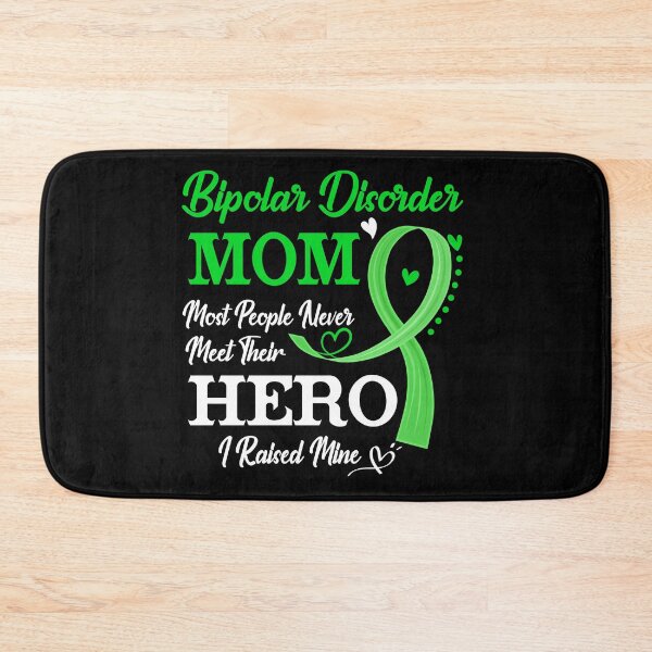 Item preview, Proud Bipolar Disorder Mom Most People Never Meet Their Hero I Raised Mine Bipolar Disorder Awareness designed and sold by Kohend.