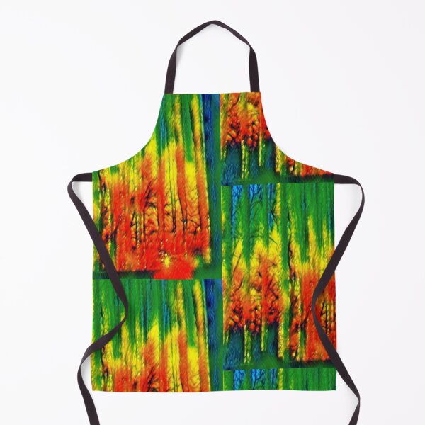 Item preview, Neon Fiery Trees Tie Dye Icicles Forest Abstract designed and sold by DianeBP.