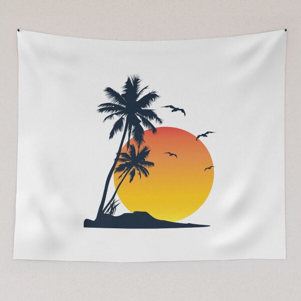 Item preview, Palm Trees Tropical Sunset designed and sold by franktact.