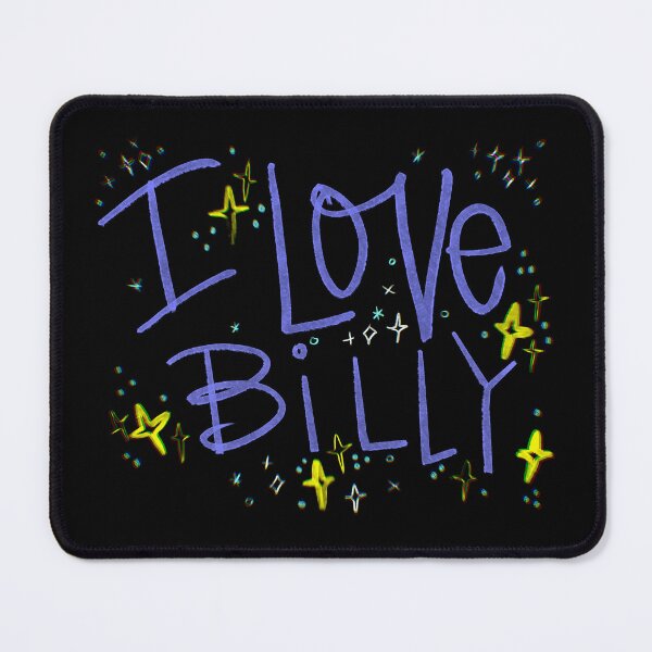 Item preview, I LOVE BILLY CUSTOM NAME PURPLE designed and sold by GIVENGRACE.ART.