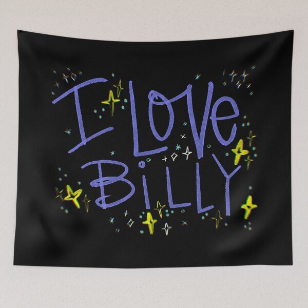 Item preview, I LOVE BILLY CUSTOM NAME PURPLE  designed and sold by GIVENGRACE.ART.