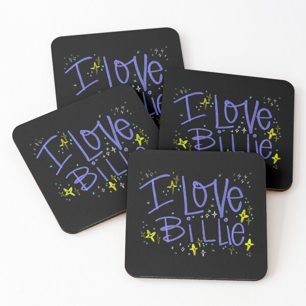 Item preview, I LOVE BILLIE CUSTOM NAME PURPLE  designed and sold by GIVENGRACE.ART.