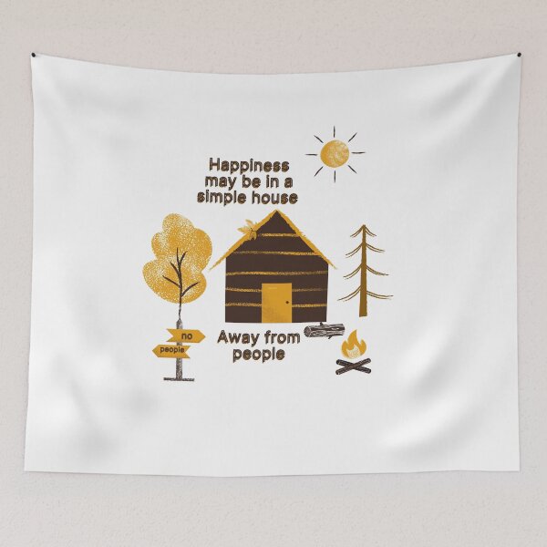 Item preview, Happy classic house designed and sold by weirdandstrange.