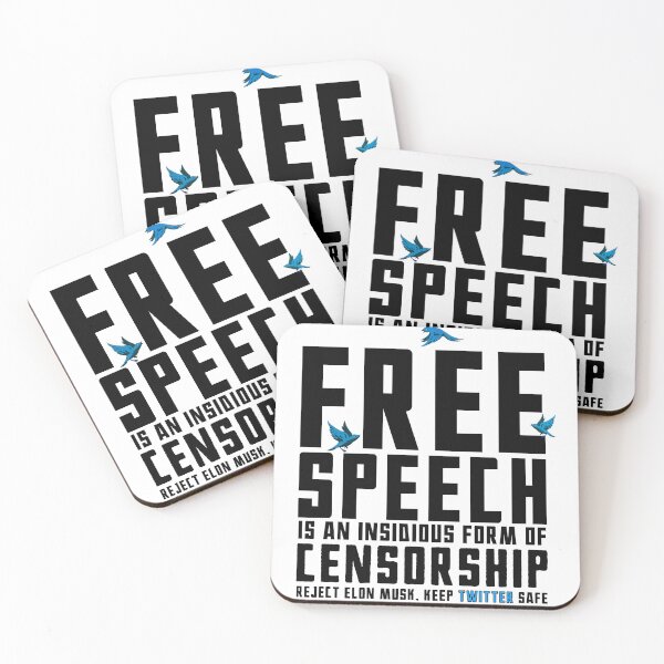 Item preview, Free Speech is Censorship designed and sold by amuseXpress.