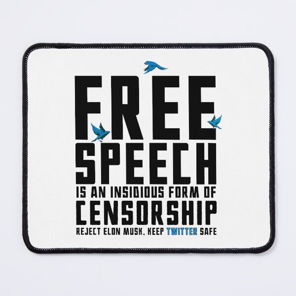 Item preview, Free Speech is Censorship designed and sold by amuseXpress.