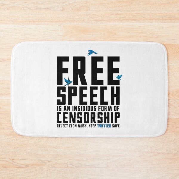 Item preview, Free Speech is Censorship designed and sold by amuseXpress.