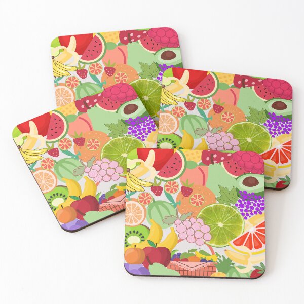 Item preview, Fruiy Modaic all kinds of fruit pattern designed and sold by LGMmugsdesign.