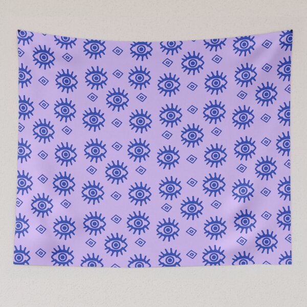 Item preview, Pastel purple and blue eye print designed and sold by DemonicGloom.