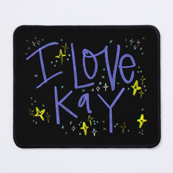 Item preview, I LOVE KAY CUSTOM NAME PURPLE designed and sold by GIVENGRACE.ART.