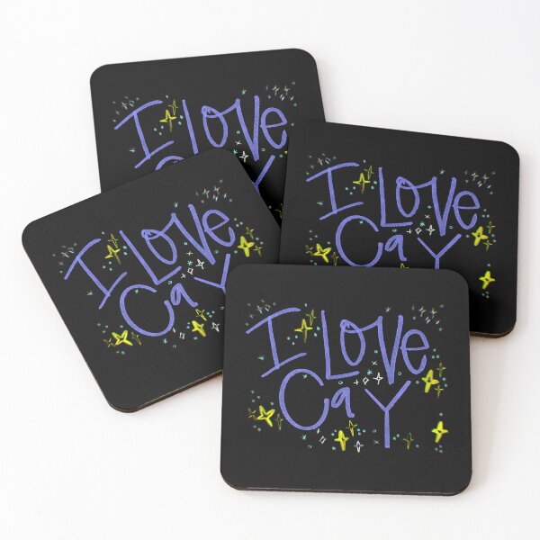 Item preview, I LOVE CAY CUSTOM NAME PURPLE  designed and sold by GIVENGRACE.ART.