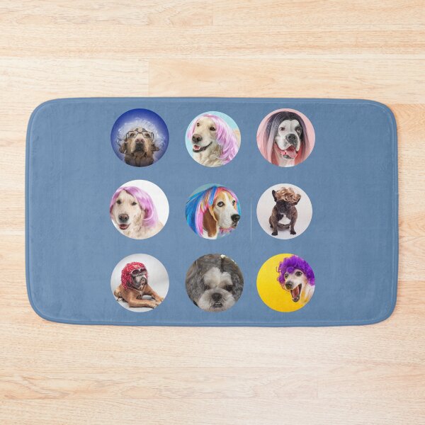 Item preview, Doggo With Wig / Funny Dog Pictures and Cute Dog Images For Dog Lovers designed and sold by haRexia.