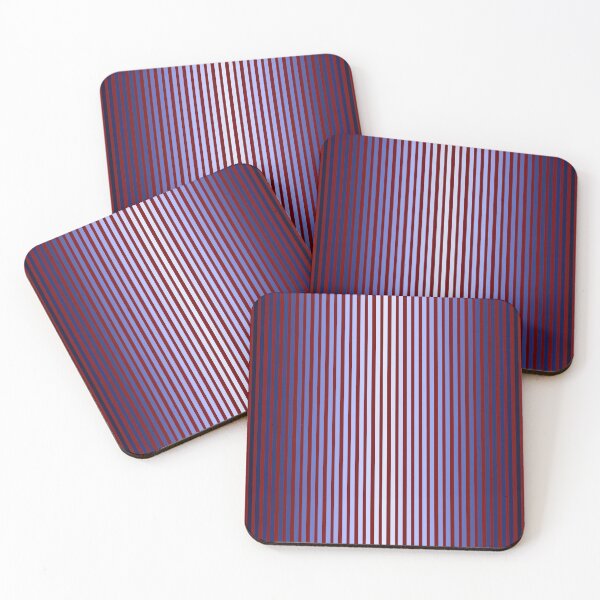 Item preview, Multicolored Abstract Pattern Blue Gradient With A Dark Burgundy Background Vertical Striped designed and sold by HopefulFlower.