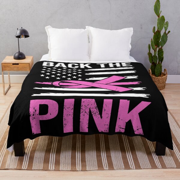 Item preview, Back The Pink Ribbon Flag Breast Cancer Awareness designed and sold by BoriJanis.