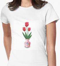 tulips Women's Fitted T-Shirt