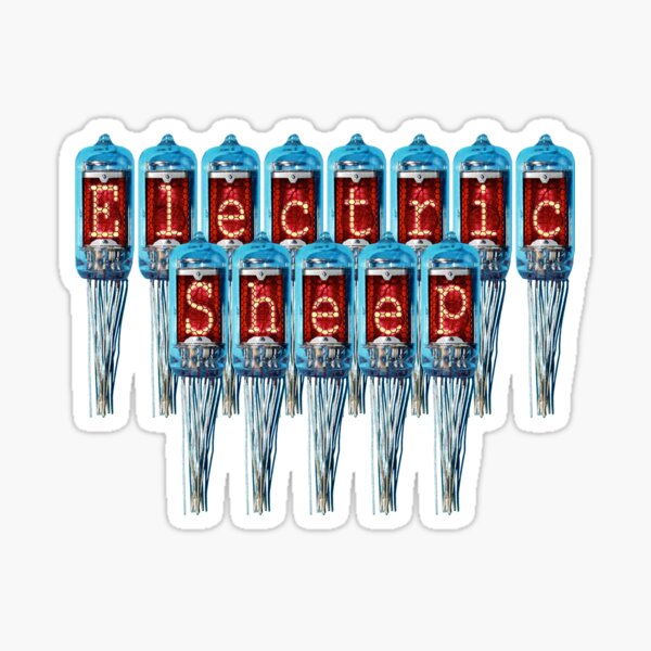 Item preview, Nixie Tube - Electric Sheep -  designed and sold by waltzermitty.