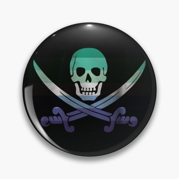 Item preview, Gay Pirate Pride Flag - Avast ye! designed and sold by Ispeakgeek.