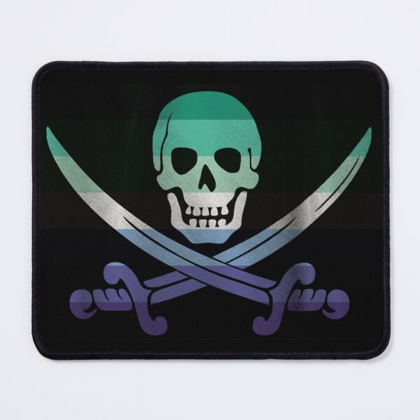 Item preview, Gay Pirate Pride Flag - Avast ye! designed and sold by Ispeakgeek.