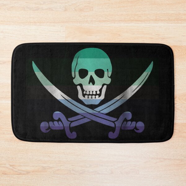 Item preview, Gay Pirate Pride Flag - Avast ye! designed and sold by Ispeakgeek.