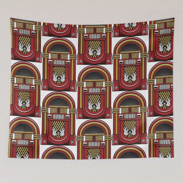 Item preview, Inspired Wurlitzer Jukebox with an Eight (8) Ball Overlay designed and sold by XanaduHills.