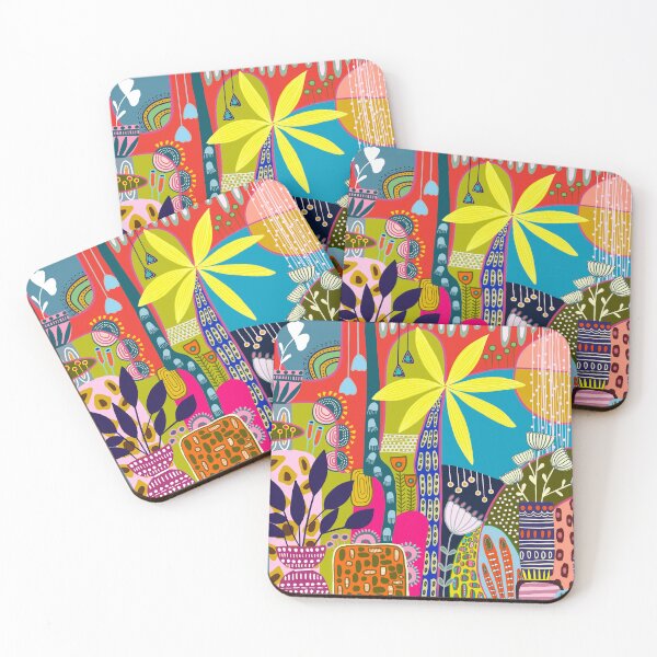 Item preview, palm tree and flowers designed and sold by Mamas-Liebling.