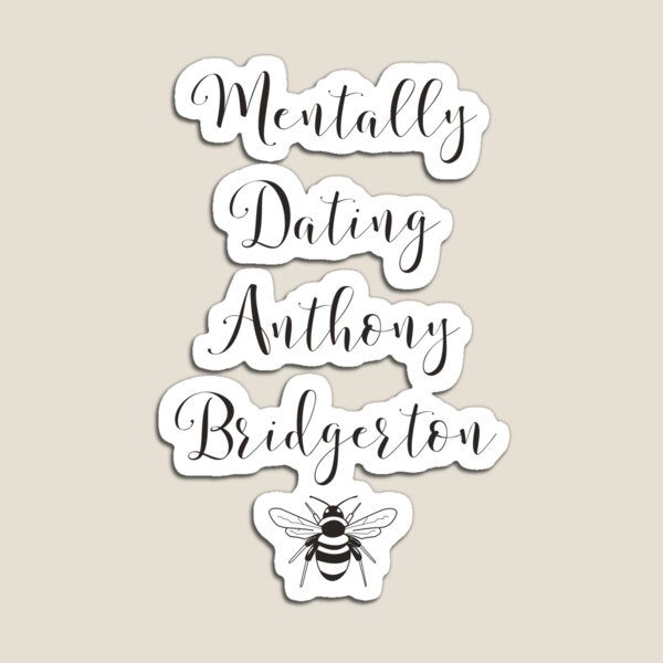 Aperçu de l'œuvre Rencontre mentalement Anthony Bridgerton créée et vendue par WildMoonStore.
