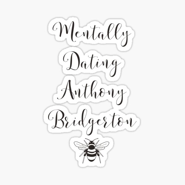 Aperçu de l'œuvre Rencontre mentalement Anthony Bridgerton créée et vendue par WildMoonStore.