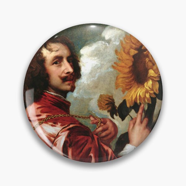Item preview, Self Portrait with a Sunflower - Anthony van Dyck designed and sold by thegallerist.