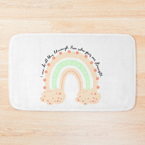 Item preview, rainbow christian sticker designed and sold by Raquel Quintana.