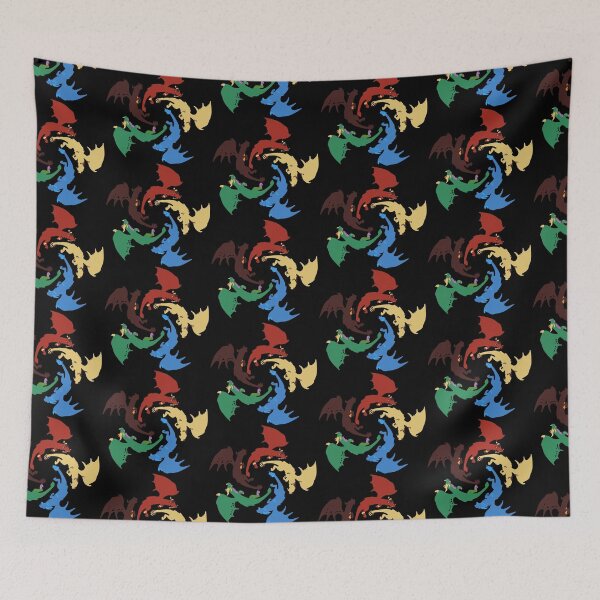 Item preview, Five Dragon Flights designed and sold by RackhamGreg.