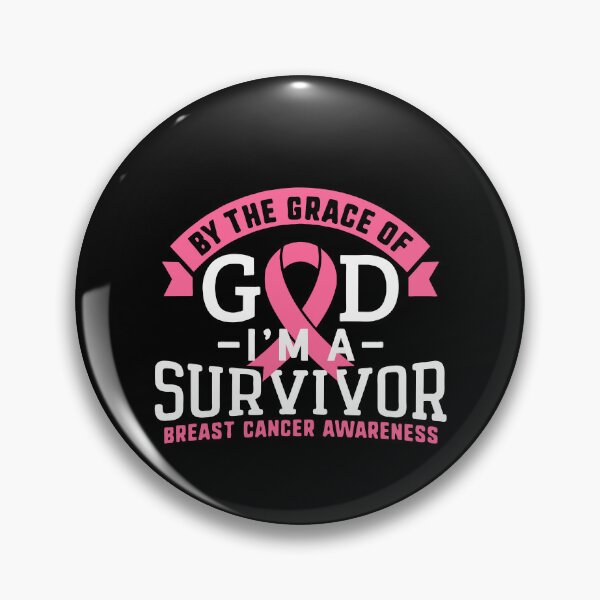 Item preview, Breast Cancer Survivor Support Pink Ribbon Grace God designed and sold by BoriJanis.