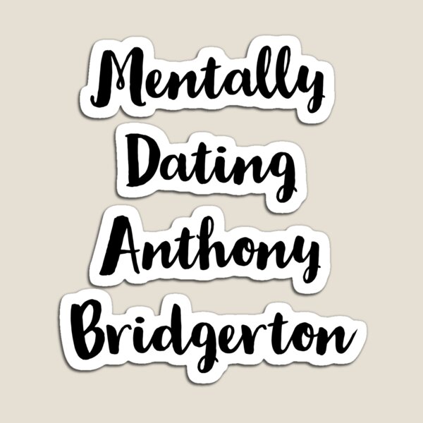 Aperçu de l'œuvre Rencontre mentalement Anthony Bridgerton créée et vendue par WildMoonStore.