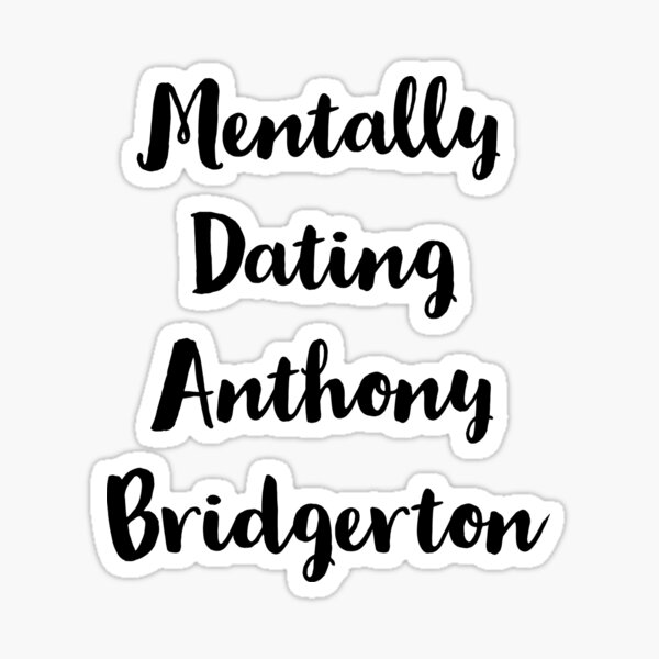 Aperçu de l'œuvre Rencontre mentalement Anthony Bridgerton créée et vendue par WildMoonStore.