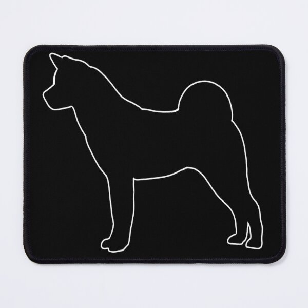 Item preview, Akita Silhouette Transparent "White" designed and sold by Onifares.