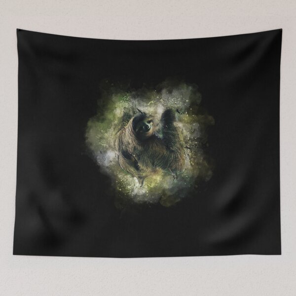 Item preview, Sloth Being Lazy Watercolor  designed and sold by KemeDesign.