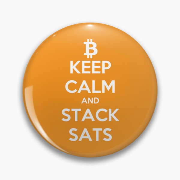 Item preview, Keep Calm And Stack Sats (Bitcoin) designed and sold by AndreMonthy.