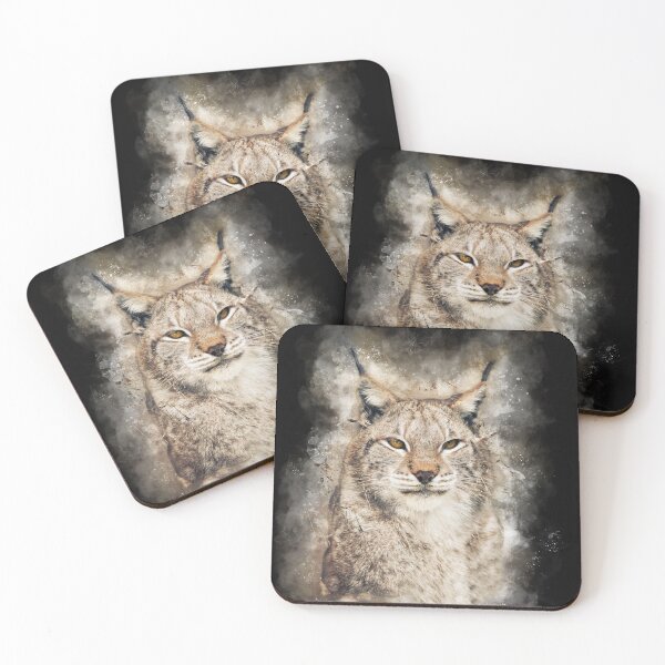 Item preview, lynx Watercolor Digital Art designed and sold by KemeDesign.