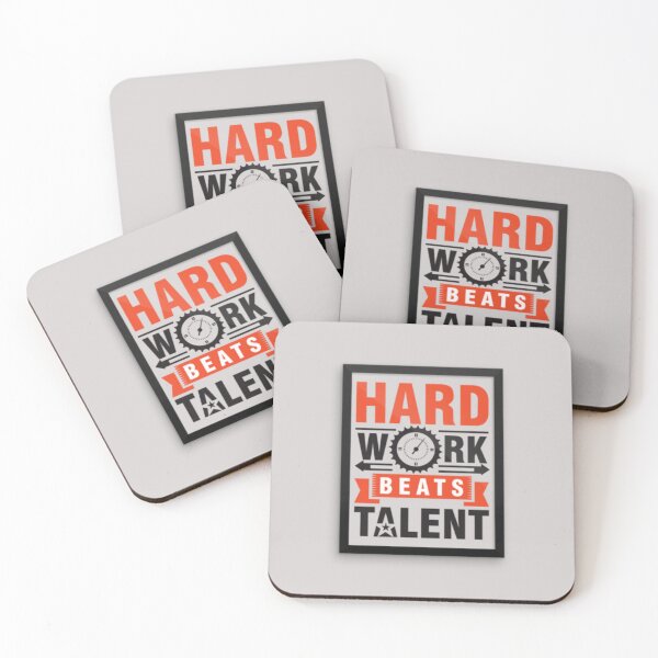 Item preview, Motivational quotes, Hard Work beats Talent designed and sold by StevanoArt.