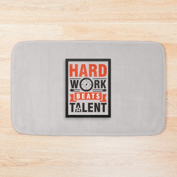 Item preview, Motivational quotes, Hard Work beats Talent designed and sold by StevanoArt.