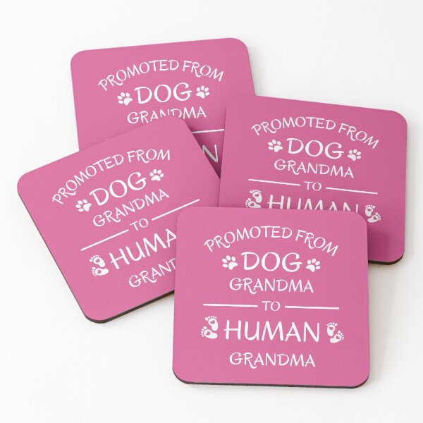 Item preview, Promoted from Dog Grandma to Human Grandma designed and sold by tnwbank.