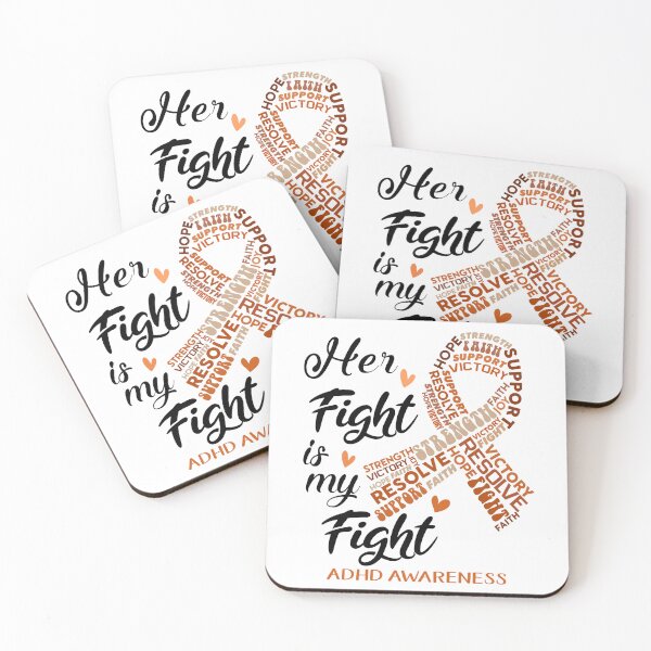 Item preview, ADHD Warrior, Her Fight is my Fight ADHD Awareness designed and sold by Greggwillard.