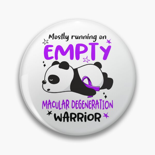 Item preview, Macular Degeneration Awareness - Mostly Running On Empty Macular Degeneration Warrior designed and sold by Hilten.