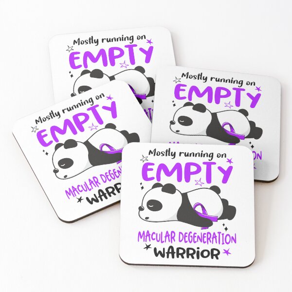 Item preview, Macular Degeneration Awareness - Mostly Running On Empty Macular Degeneration Warrior designed and sold by Hilten.