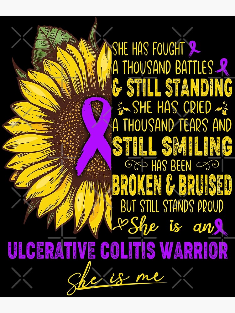"Ulcerative Colitis Awareness She is A Ulcerative Colitis Warrior SHE