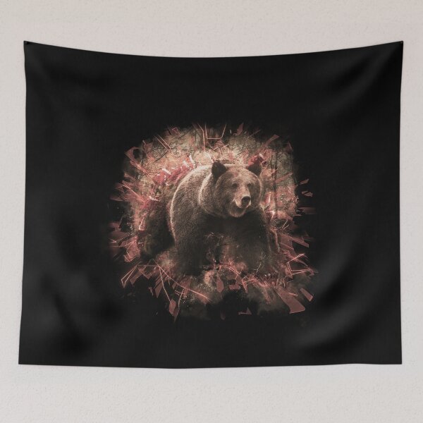 Item preview, Bear with Anime Effects and Watercolor designed and sold by KemeDesign.
