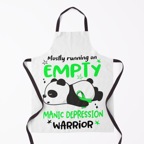 Item preview, Manic Depression Awareness - Mostly Running On Empty Manic Depression Warrior designed and sold by Hilten.