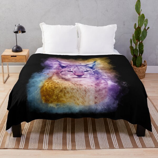 Item preview, Colorful Lynx Watercolor Digital Art designed and sold by KemeDesign.