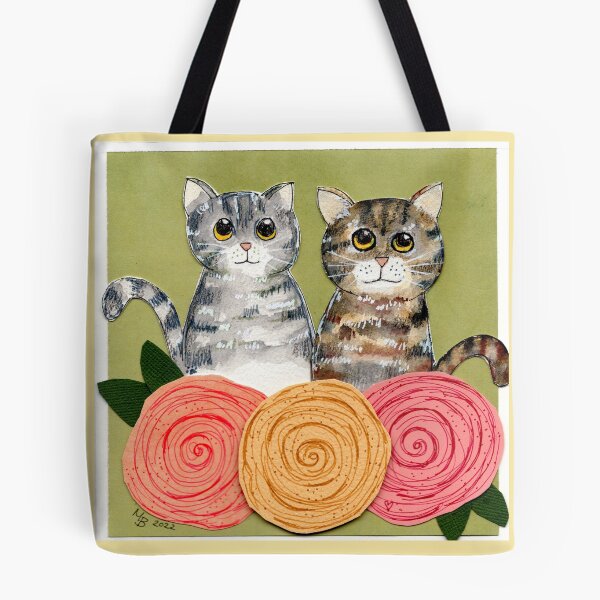 Item preview, A pair of kitties designed and sold by Mahli's  Artful Whimsy.
