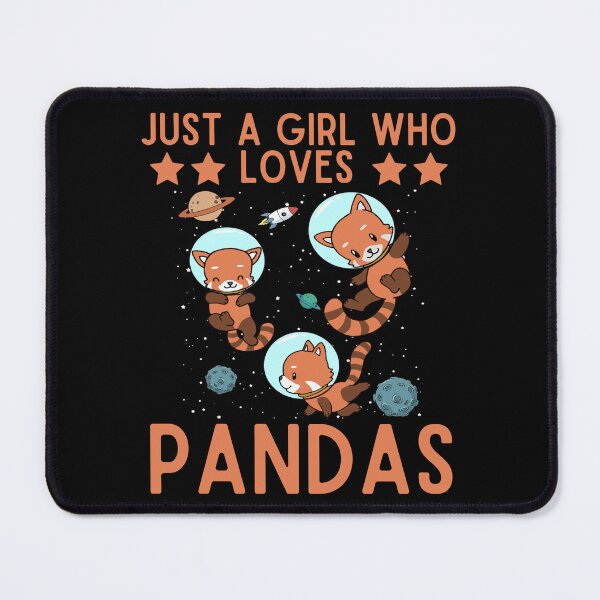Item preview, Cute Panda Bear Girls Gift Space Red Panda Raccoon Lover designed and sold by Rachiirt.